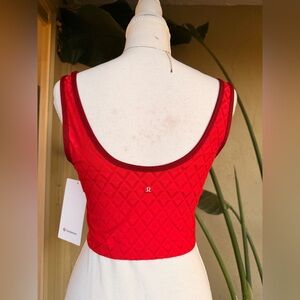 lululemon athletica Vibrant Red Sports Bra